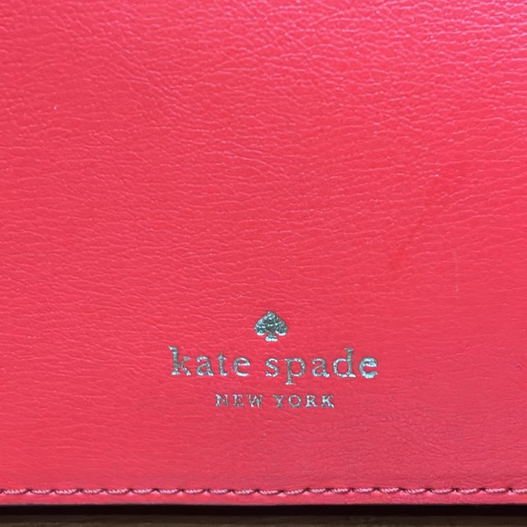 EUC Kate Spade Bright Red Adel Medium Zip Top Crossbody Adjustable Strap - Picture 6 of 16